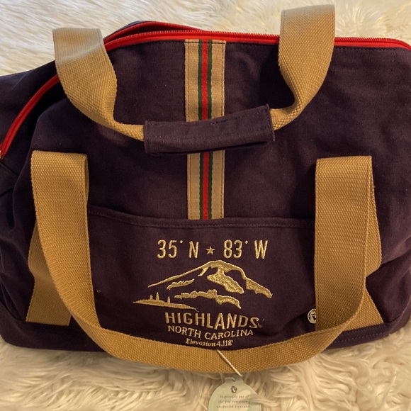Navy Highlands Duffle SPARTINA 449 DAUFUSKIE ISLAND SOUTH CAROLINA BRAND NEW - Picture 16 of 16
